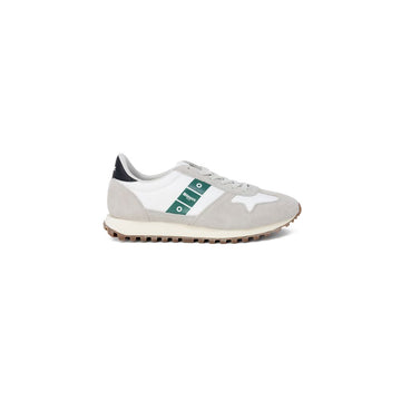 Baskets de sport en cuir gris clair