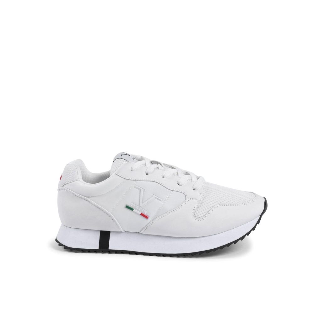 Baskets de sport 19V69 Italia en cuir artificiel blanc