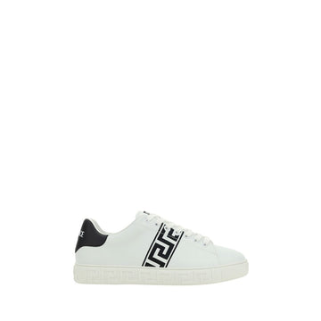 Baskets basses blanches Versace en caoutchouc