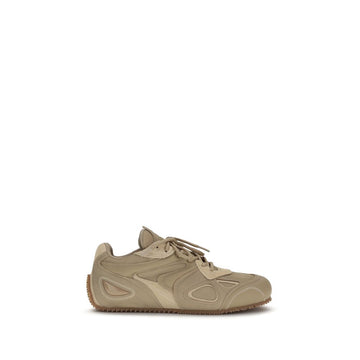 Axel Arigato Brown Calf Leather Bos Taurus Low Top Sneakers