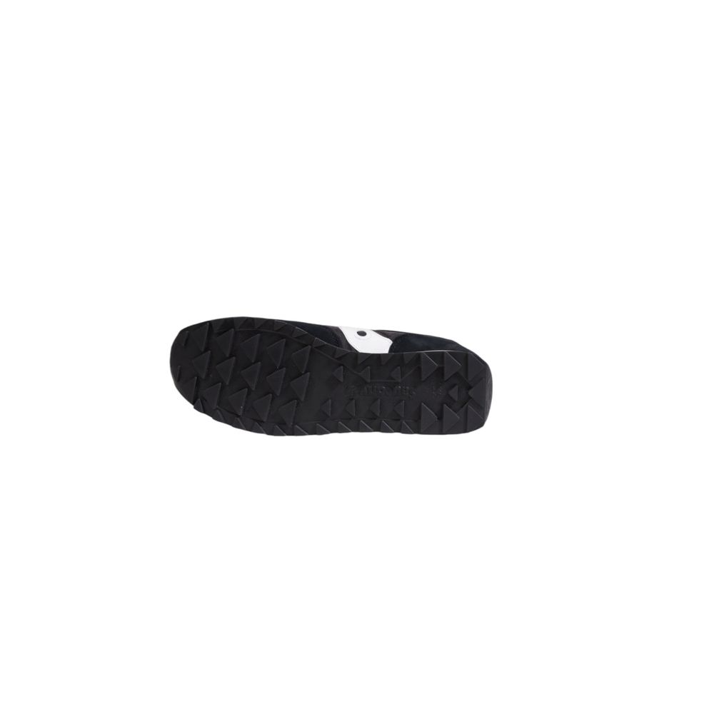 Saucony Black Suede Leather Low Top Sneakers