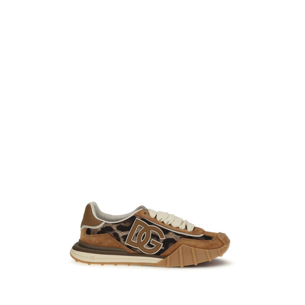 Dolce & Gabbana Multicolor Polyamide Athletic Sneakers