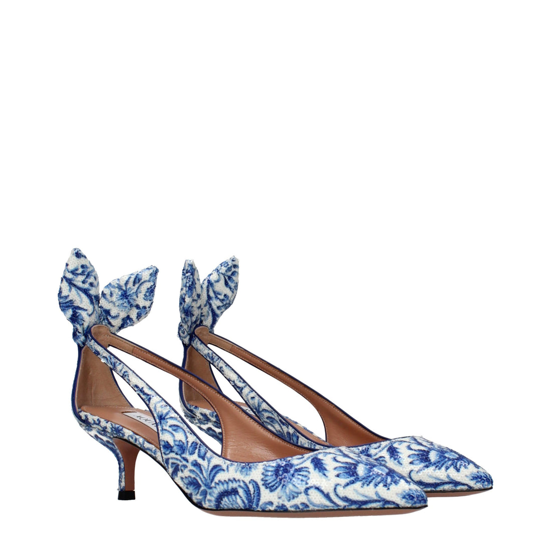 Aquazzura Blue Paillettes Pumps