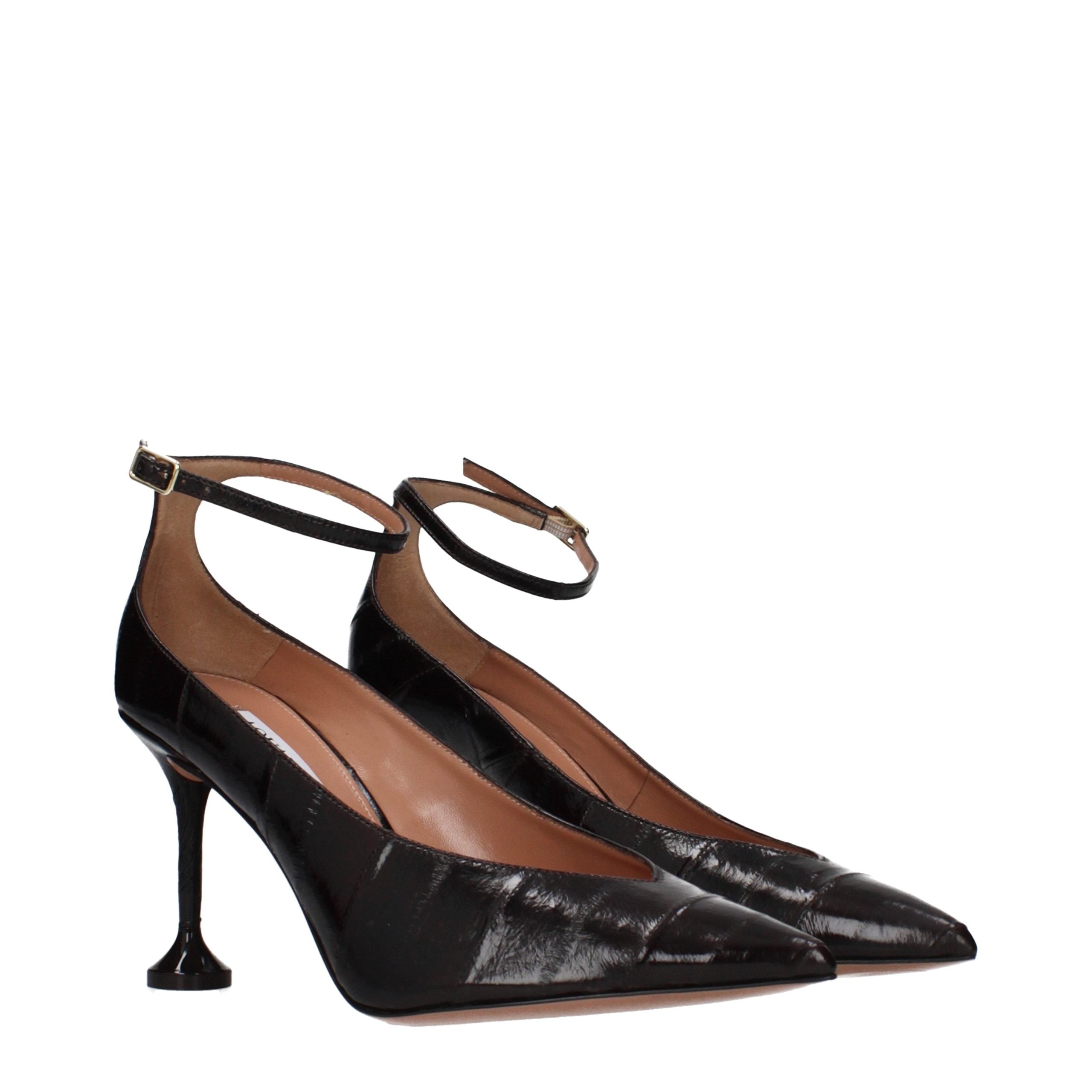 Aquazzura Brown Leather Pumps