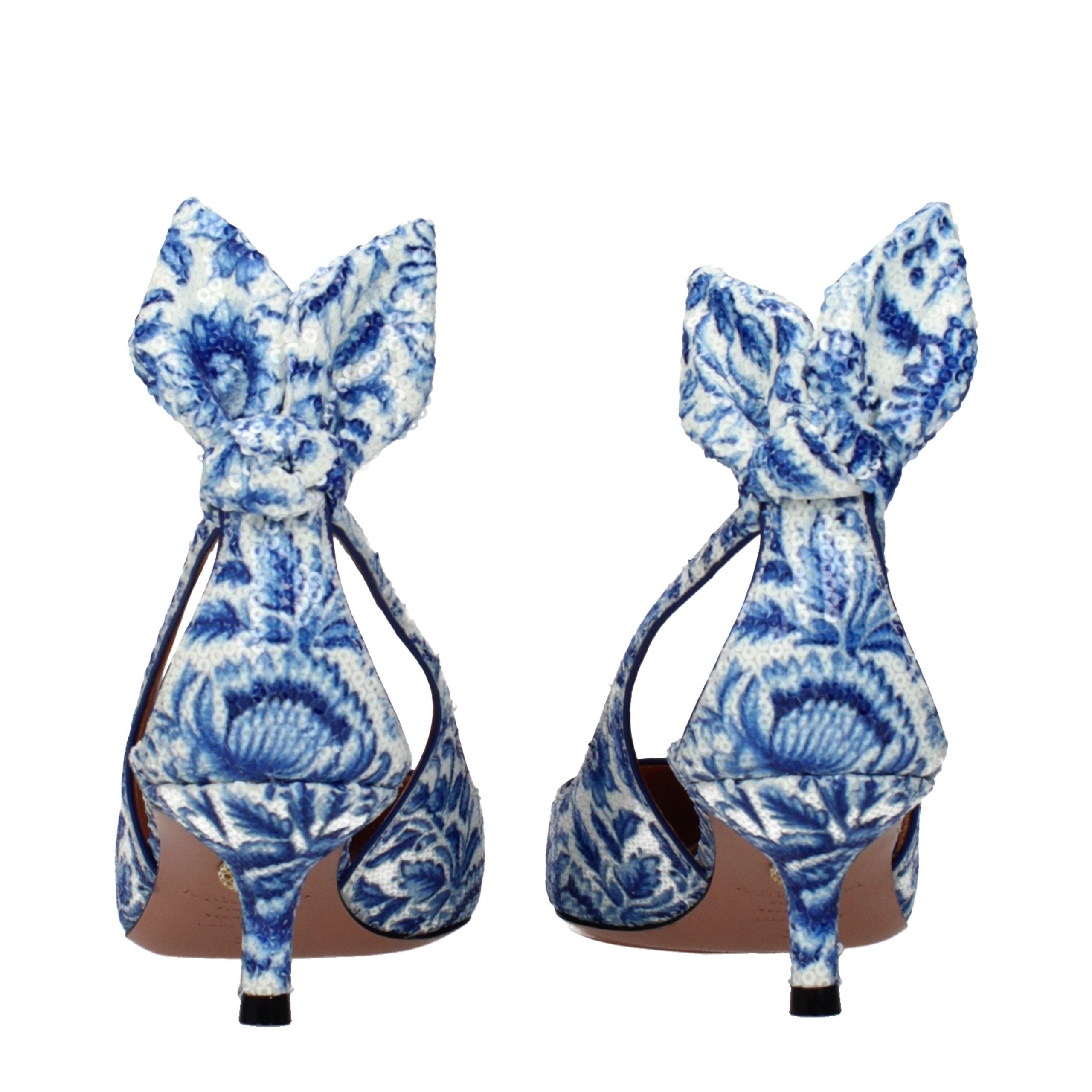 Aquazzura Blue Paillettes Pumps