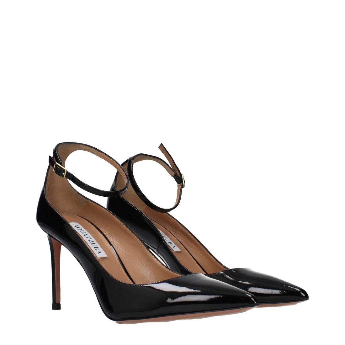 Aquazzura Black Leather Pumps