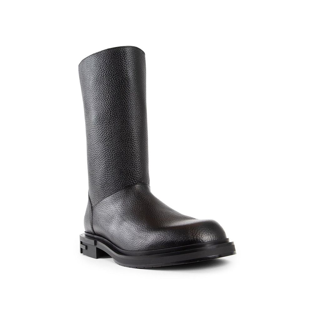 Fendi Black Calfskin Boots