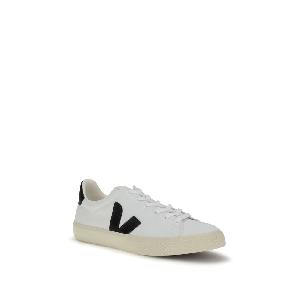 Veja White Calf Leather Bos Taurus Low Top Sneakers