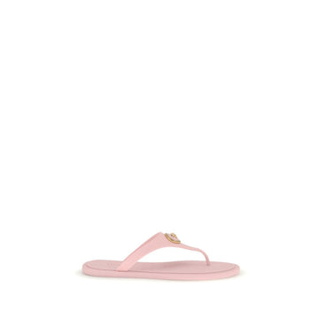 Versace Multicolor Rubber Flip-Flop Sandals
