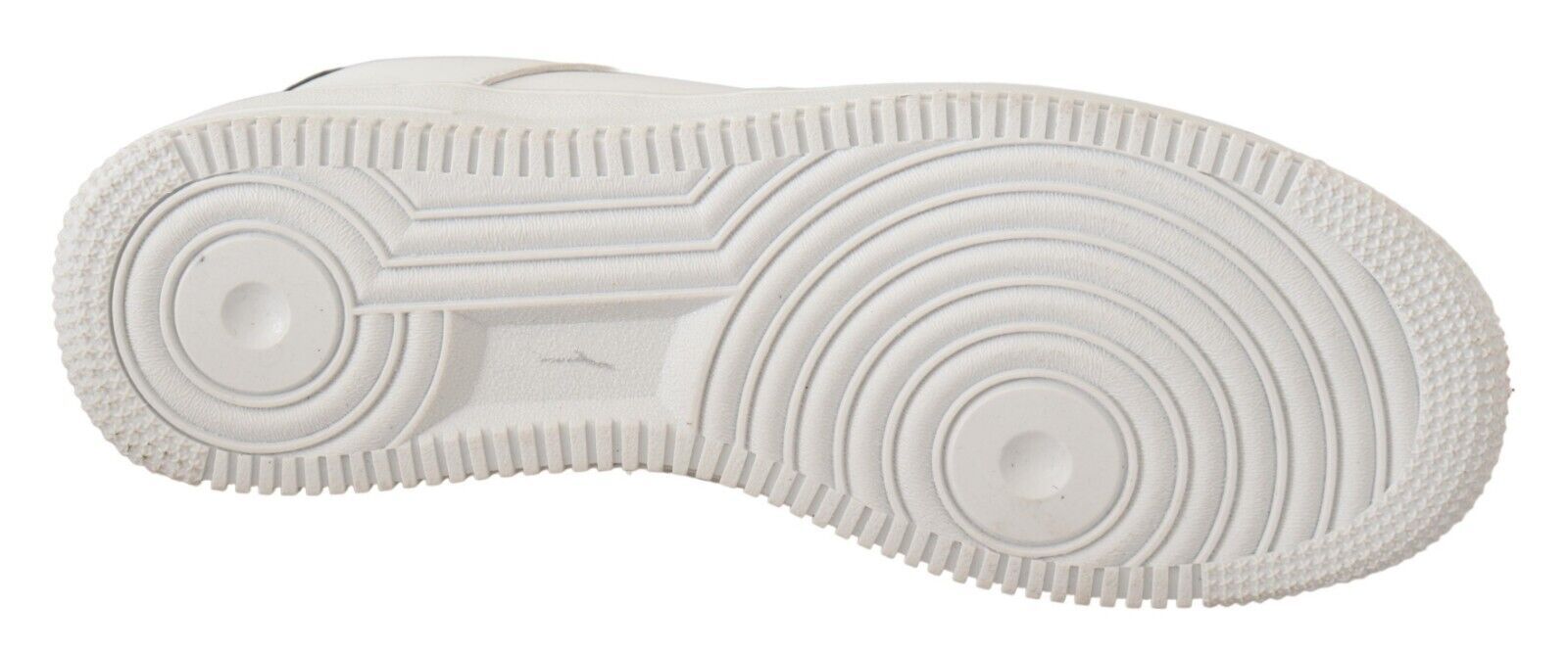 Baskets montantes en cuir blanc perforé SIGNS pour hommes