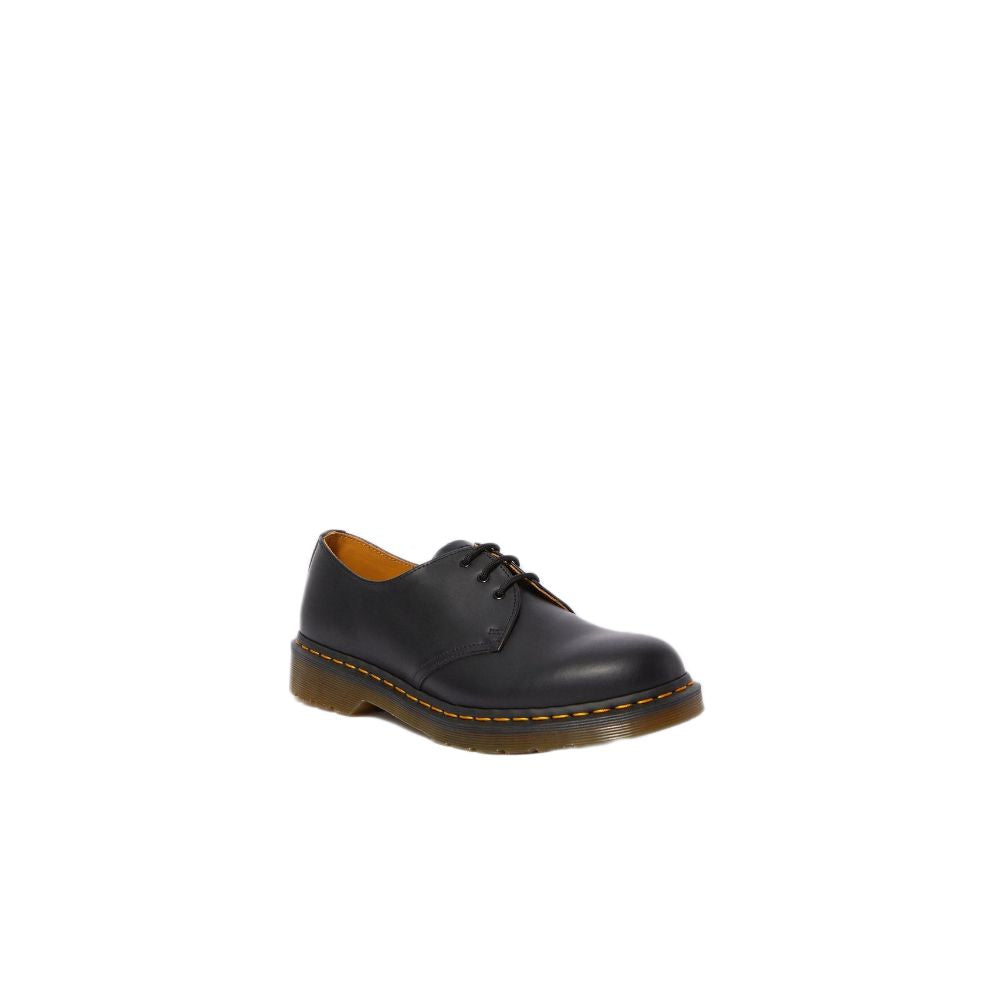 Escarpins à plateforme en cuir noir Dr. Martens
