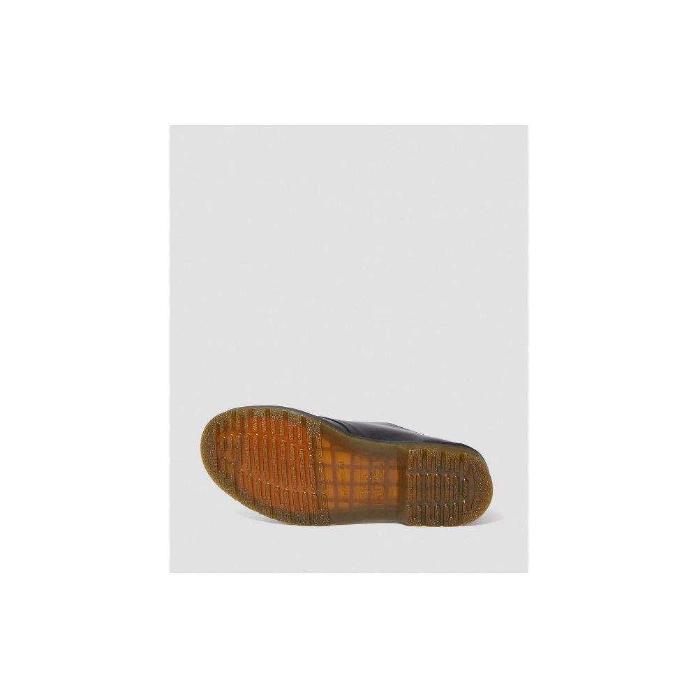 Escarpins à plateforme en cuir noir Dr. Martens