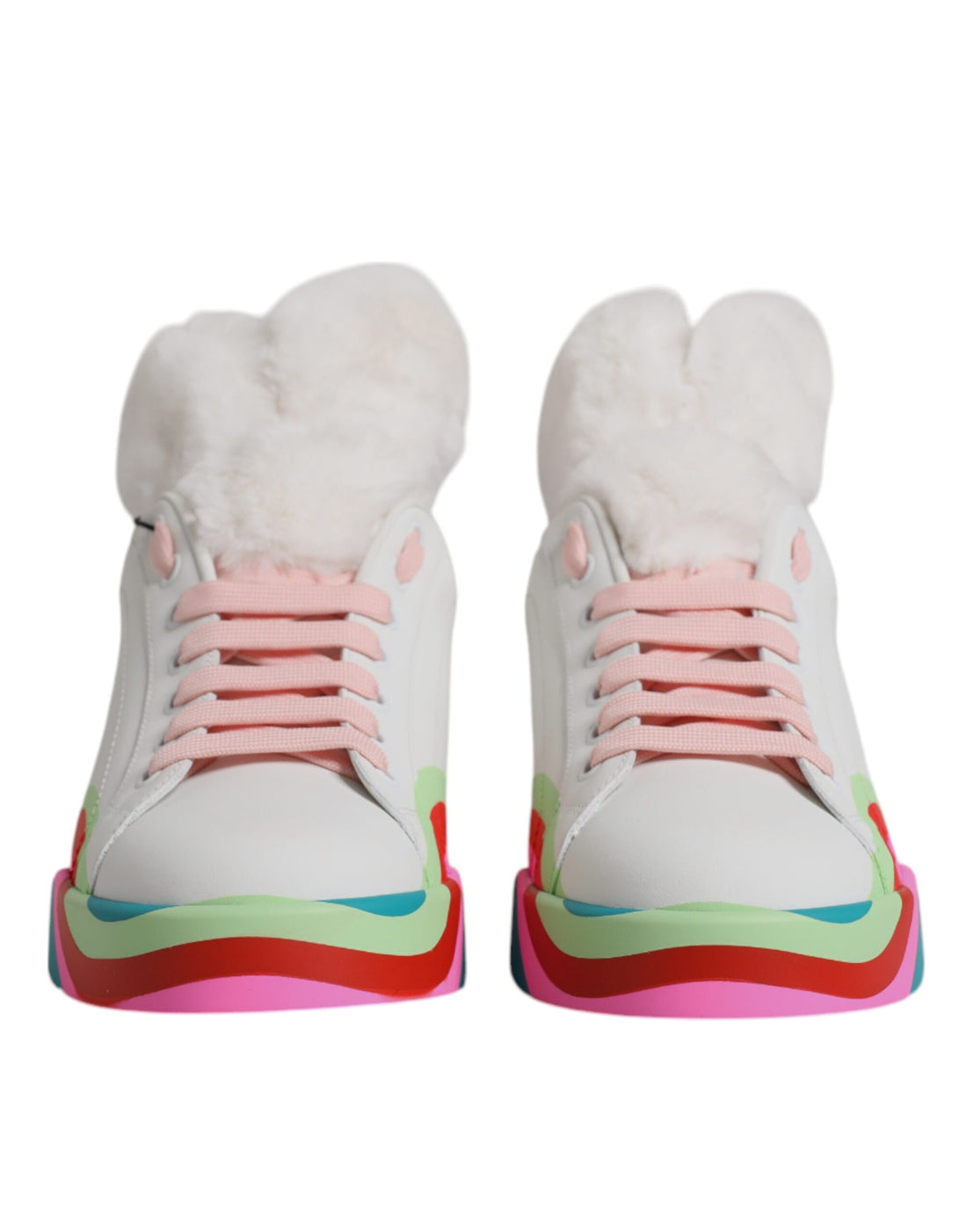 Dolce &amp; Gabbana Multicolor Low Top Trainers Sneakers Shoes