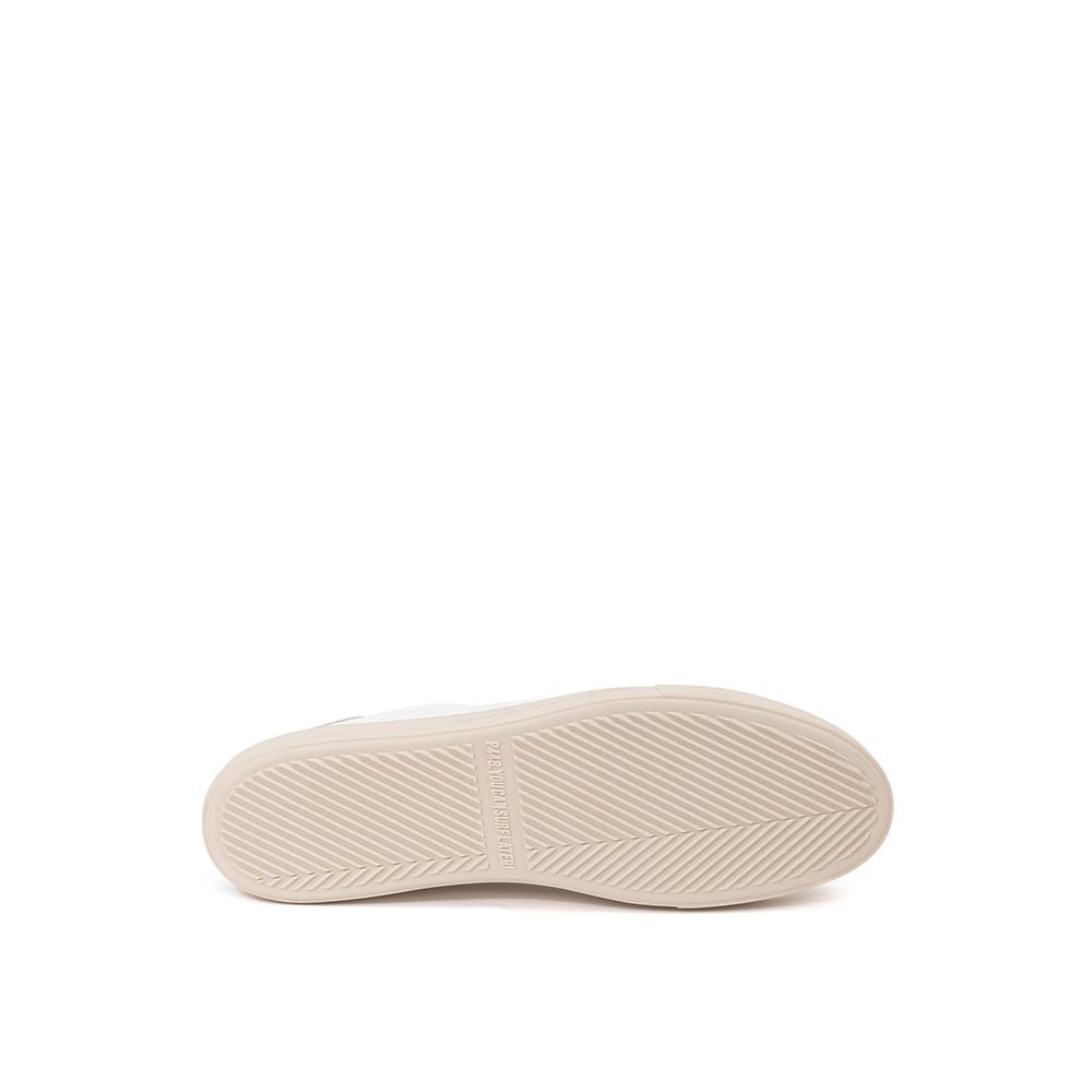 Baskets de sport en cuir blanc P448