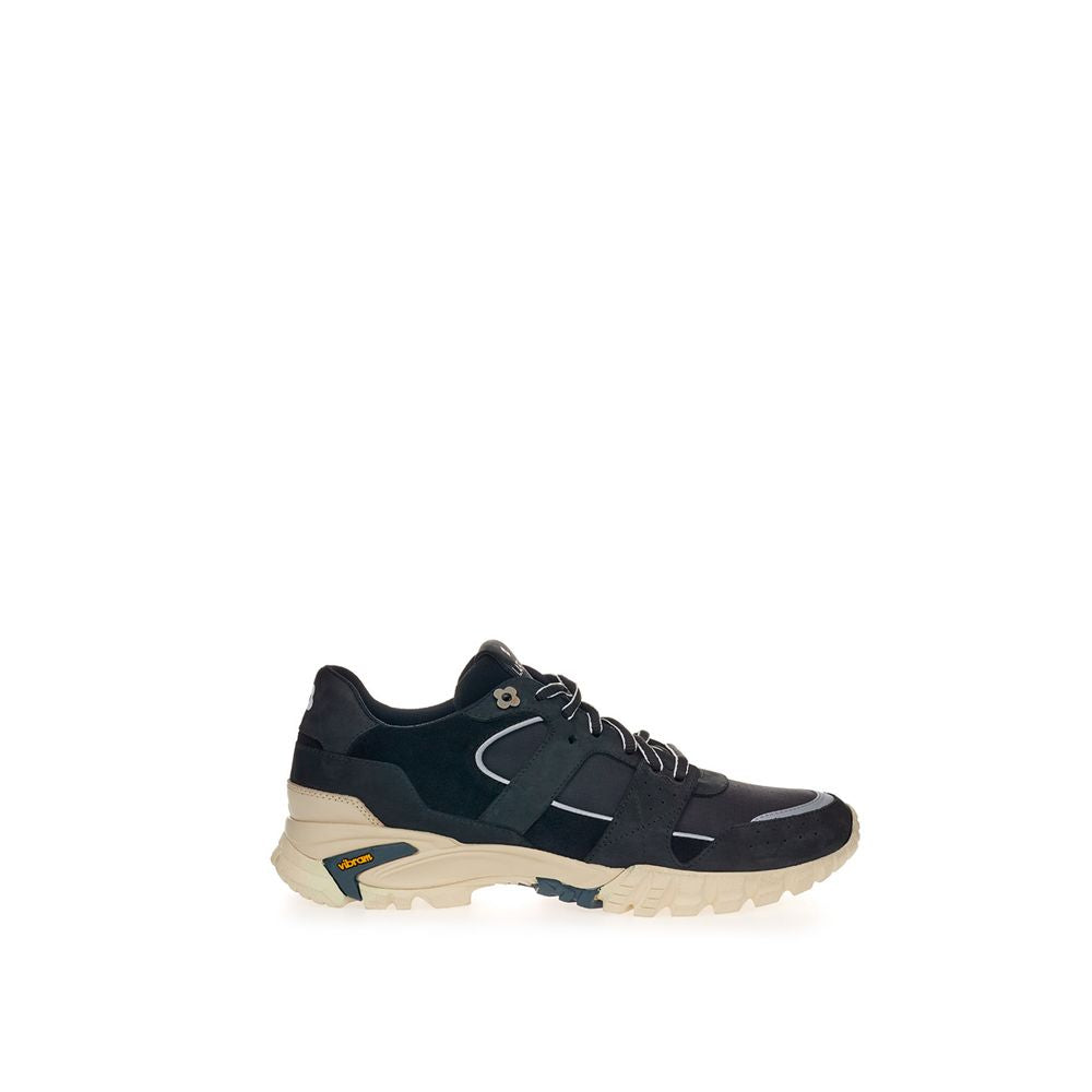 Baskets de sport Lardini en cuir suédé noir