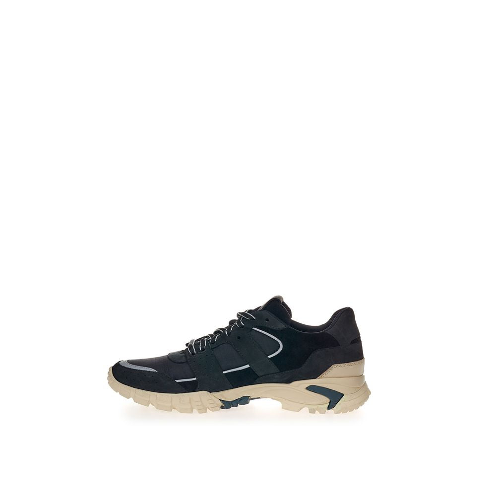 Baskets de sport Lardini en cuir suédé noir