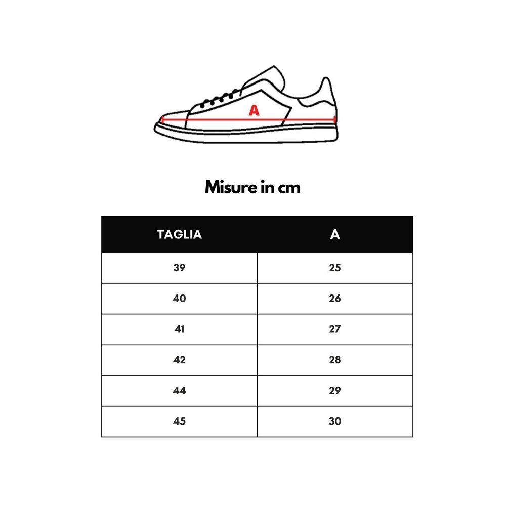 Baskets de sport en cuir noir P448