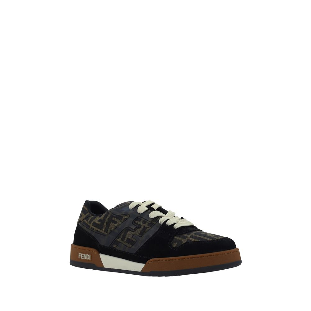 Fendi Multicolor Polyester Low Top Sneakers