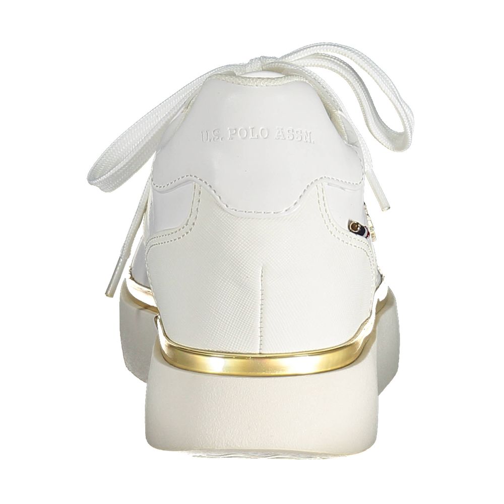 U.S. POLO ASSN. Bianco Poliestere Women Sneaker