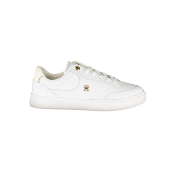 Tommy Hilfiger Ivory Polyurethane Women Sneaker