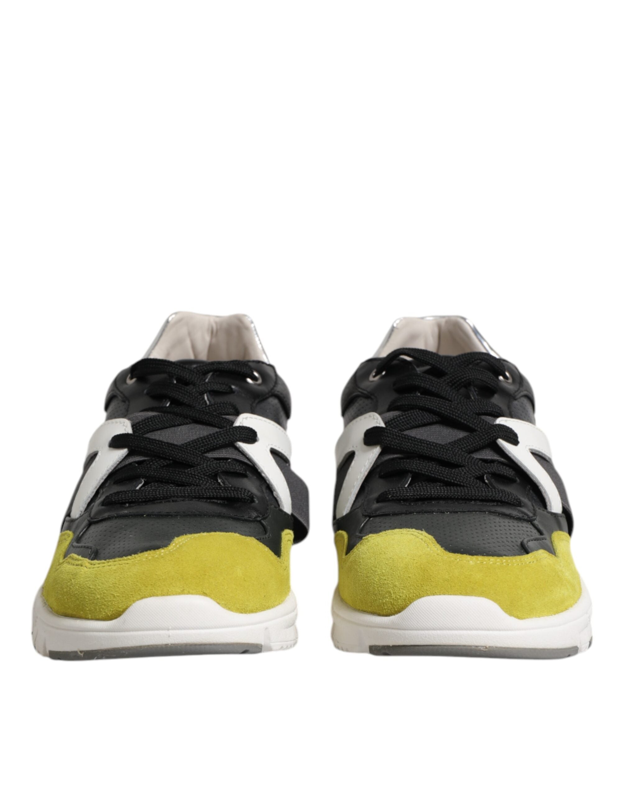Dolce &amp; Gabbana Multicolor Lace Up Low Top Men Sneakers Shoes