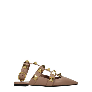 Valentino Garavani Pink Leather Sandals
