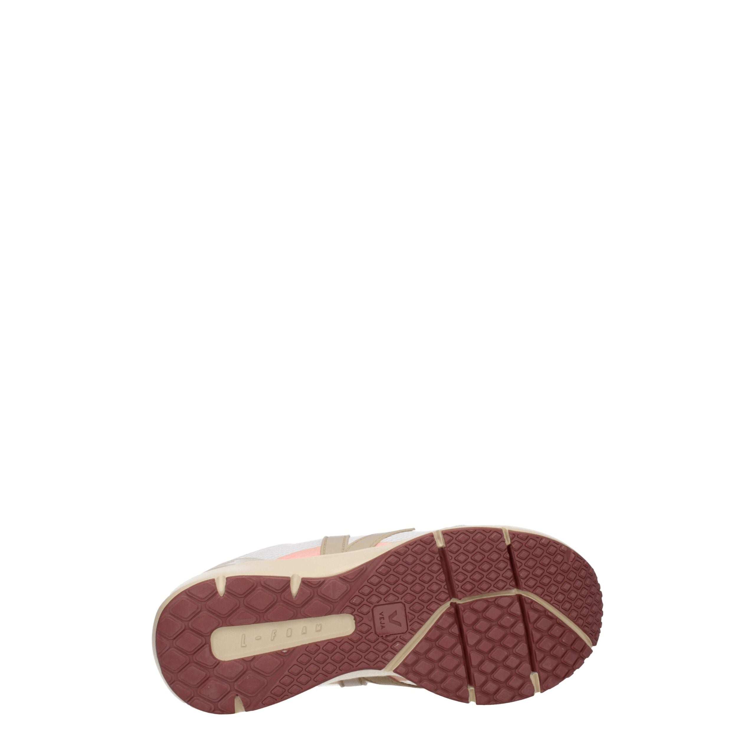 Veja Beige Fabric Athletic Sneakers