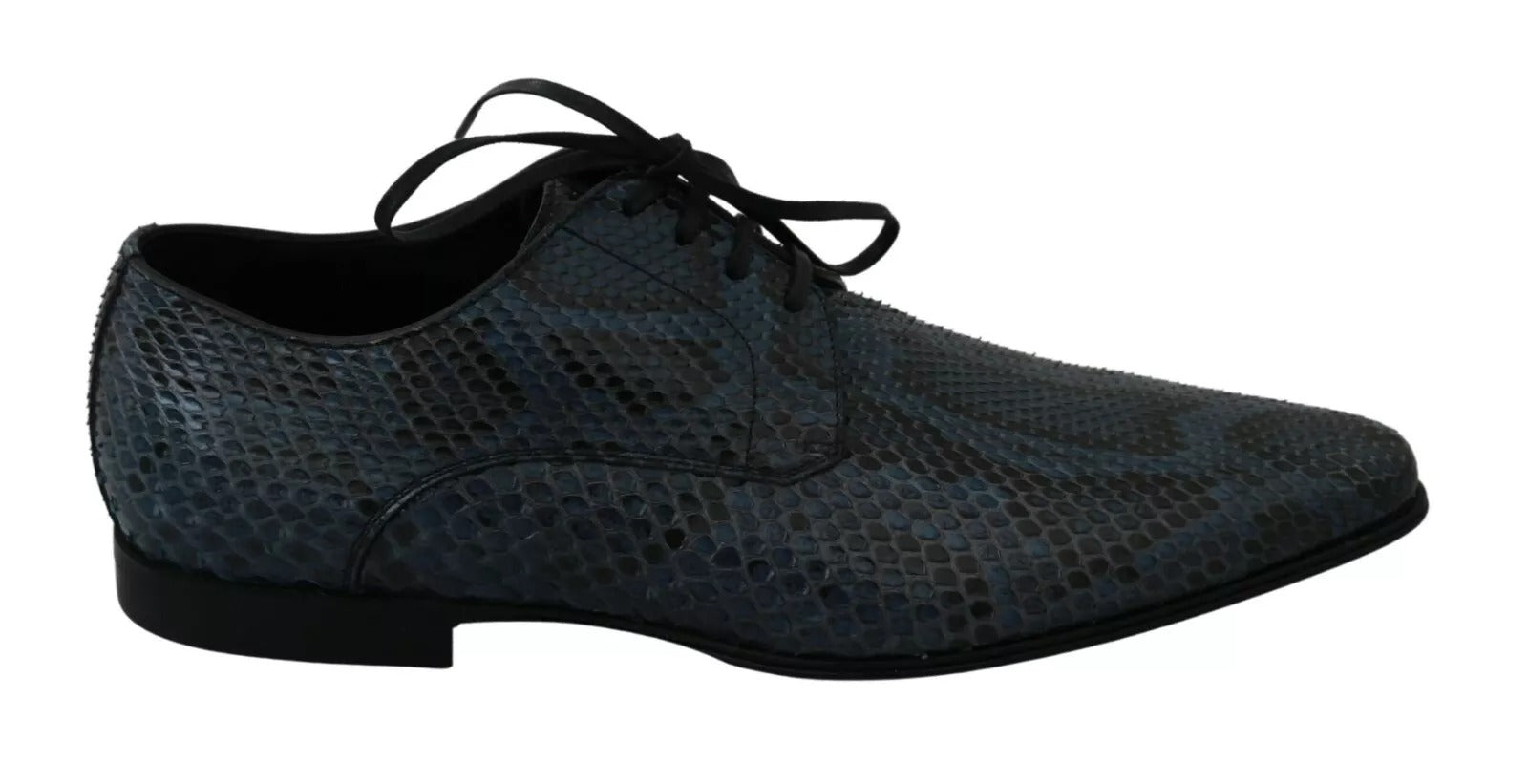 Chaussures Dolce &amp; Gabbana en cuir de python bleu effet serpent