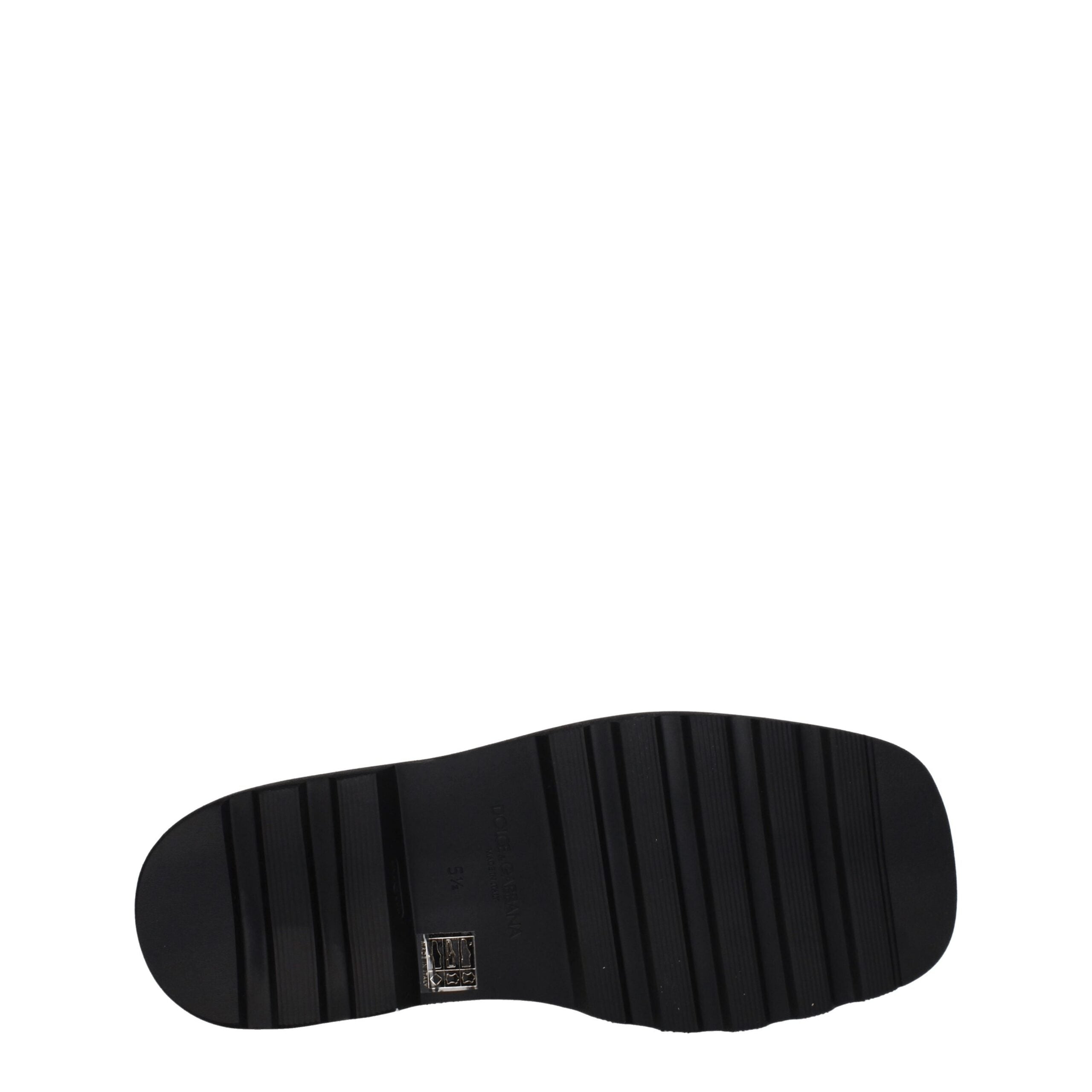 Dolce & Gabbana Black Leather Oxfords And Derbies