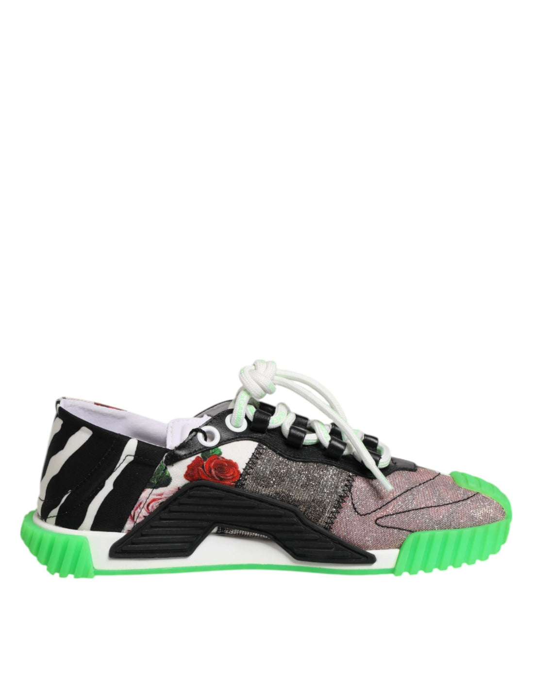 Dolce &amp; Gabbana Multicor DG Logo Leopard Cherry Sneaker Shoes