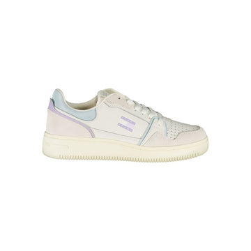 Tommy Hilfiger White Polyester Low Top Sneakers