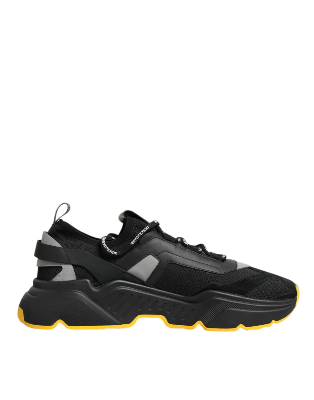 Dolce &amp; Gabbana Black Daymaster Low Top Men Sneakers Shoes