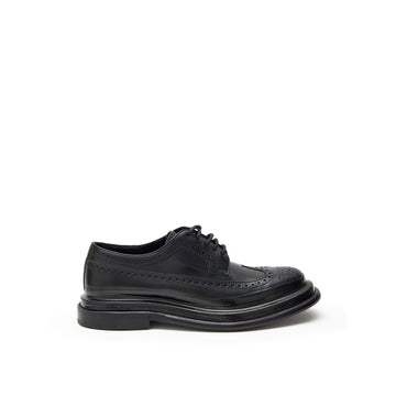 Dolce & Gabbana Black Leather Moccassin